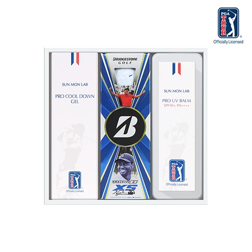 [레시피 PGA TOUR] 선몬랩 프로 UV밤 + 쿨 다운 겔 50ml + 브릿지스톤 타이거우즈 골프공3구