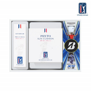 [레시피 PGA TOUR] 선몬랩 프로 UV밤 + 선쿠션 17g + 브릿지스톤 타이거우즈 골프공3구