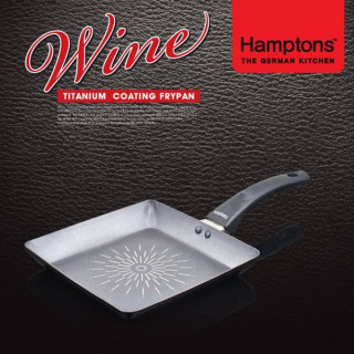 [Hamptons]독일햄튼 와인 티타늄 인덕션 사각팬22CM(HTW-22S)