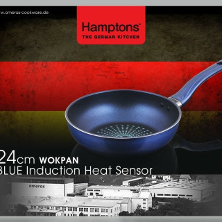 [Hamptons]독일햄튼 블루 인덕션 단조 후라이팬20CM(HTB-20F)