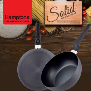 [Hamptons]독일햄튼 솔리드 하드아노다이징 궁중팬28CM(HTF-SHA-28W)