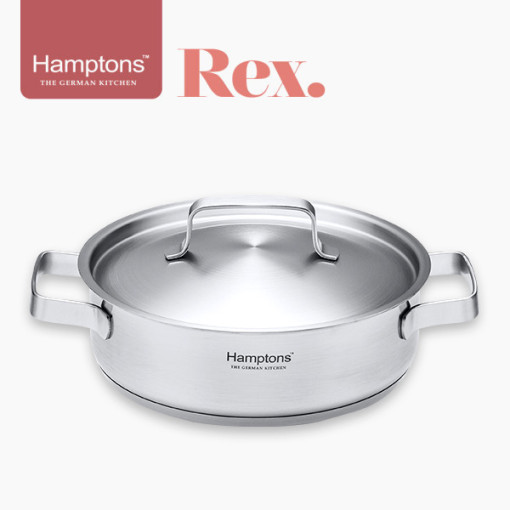[Hamptons]독일햄튼 REX 3중바닥 인덕션냄비(20CM전골)(HREX-20C)