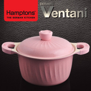 [Hamptons]독일햄튼 벤타니 세라믹 인덕션냄비24CM(양수)(HTV-V24P)