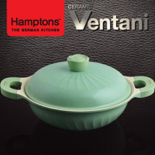 [Hamptons]독일햄튼 벤타니 세라믹 인덕션냄비28CM(양수웍)(HTV-V28PP)