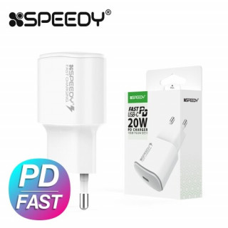 [스피디] 가정용 20W(PD3.0) 고속 분리형 충전기(케이블 미포함) [BOX (x100EA)단위 구매가능]