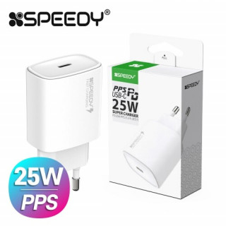 [스피디] 가정용 20W(PD3.0+QC3.0) 2포트 고속 분리형 충전기(CtoC 1.2M 25W 케이블 포함) [BOX (x100EA)단위 구매가능]