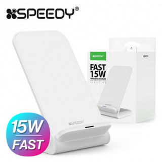 (NEW) [스피디] 15W 고속 무선충전 거치대(PD충전기 호환가능) [BOX (x100EA)단위 구매가능]