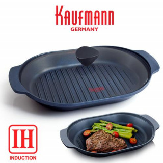 [카우프만] IH 멀티 그릴팬 32cm KMG-32[32cm그릴팬+유리뚜껑]