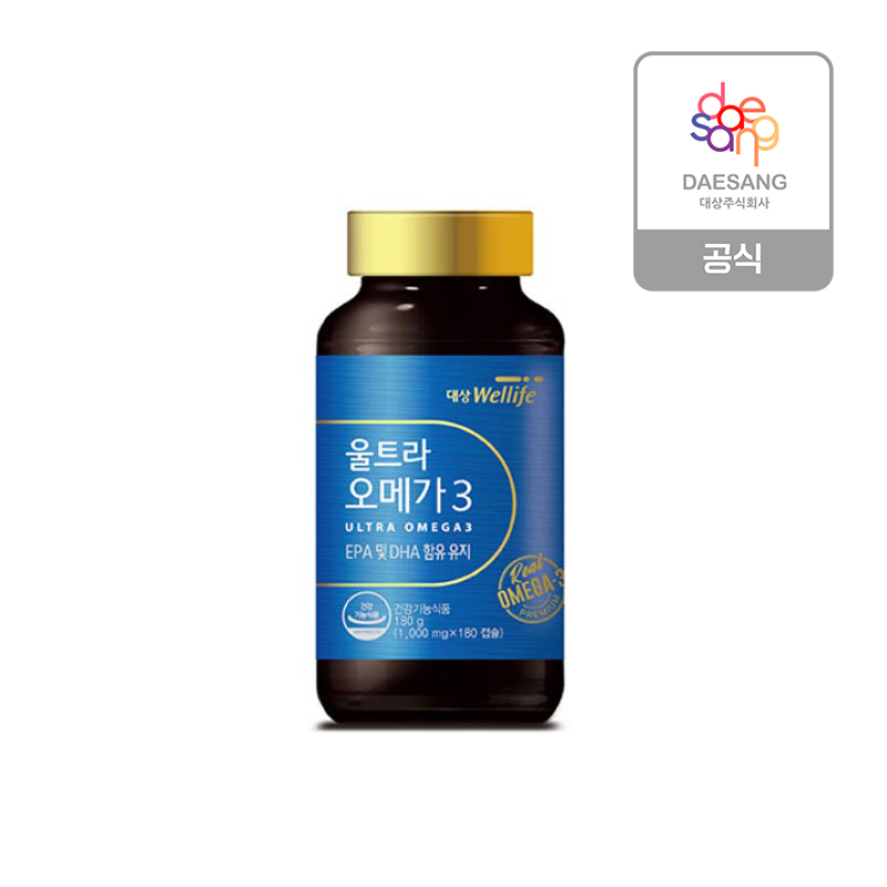[대상웰라이프] 울트라오메가3 (1,000 mg x 180캡슐)