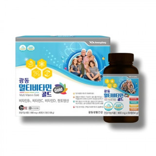 [광동] 멀티비타민골드 900mg x 60정 x 2병