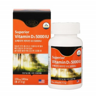 [에버그린] 슈페리어 비타민D 150mg x 180캡슐