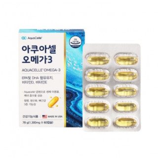 아쿠아셀 오메가 3 1,300mg x 60캡슐