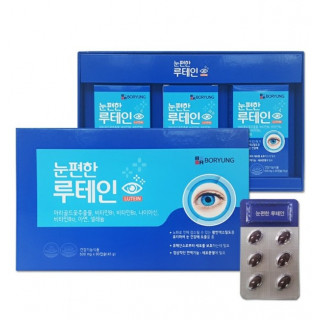 [보령] 눈편한 루테인 500mg X 30캡슐 X 3개입