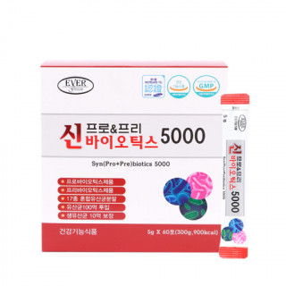 [에버그린] 신프로앤프리바이오틱스5000 5g x 60포